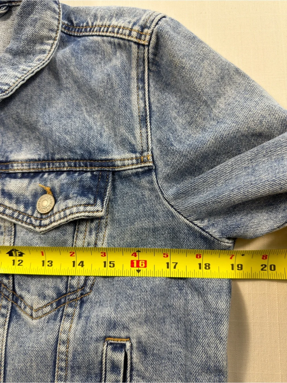 Free People Rumors Denim Jacket Small Blue Oversized Boho - Picture 5 of 11